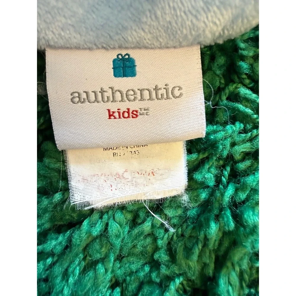 Authentic Kids Mermaid Tail Blanket Kids One Size Blue Excellent Sequined Plush